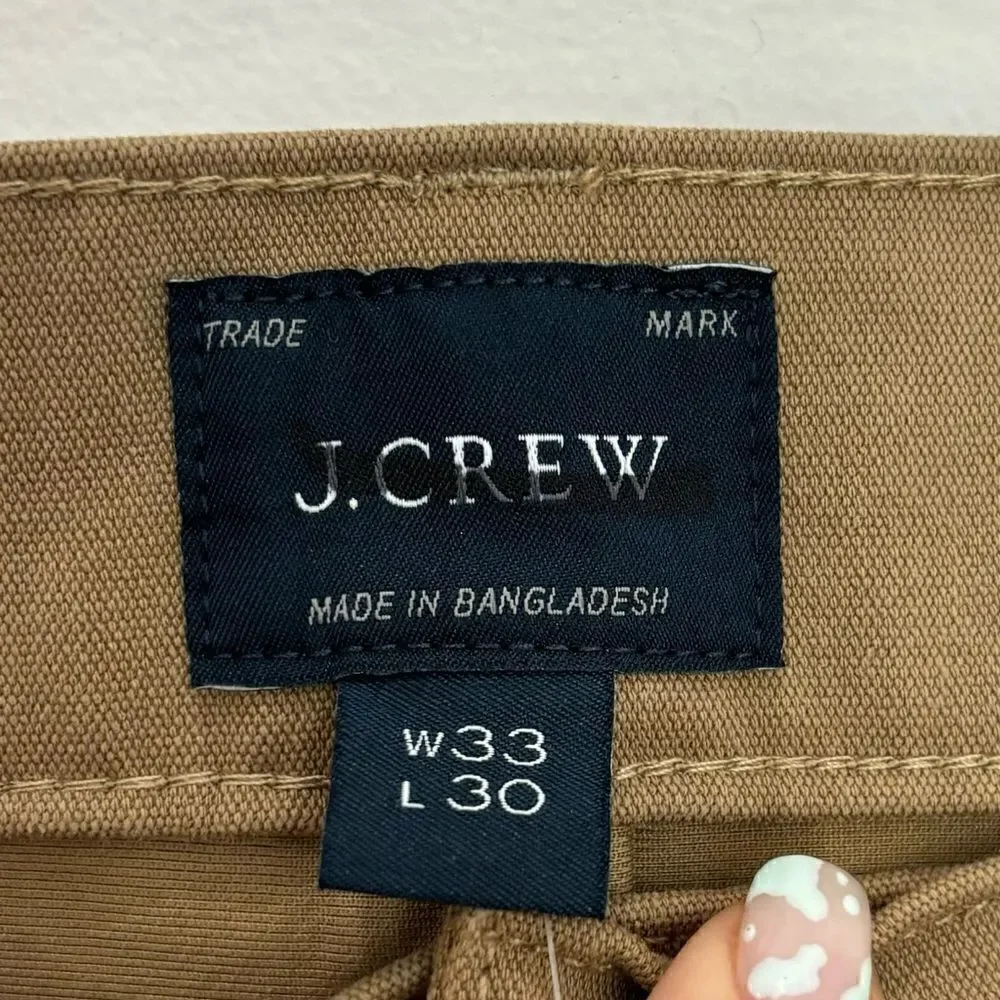 NWT J. Crew 770™ straight-fit five-pocket midweight tech pant 33/30 and 33/34